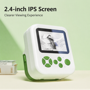 Cámara de Impresión Instantánea para Niños con 23 Divertidos Marcos para Fotos, Opción de Foto de 48MP, Lente Giratoria de 180 Grados, Impresión Bluetooth y Juegos - Product Image 3