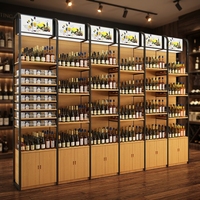 Étagère modulaire moderne à un seul côté pour les magasins de proximité, les en-cas, les produits alimentaires, les présentoirs de marchandises, les stands de supermarché