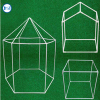 Tubes et connexions en PVC blanc de 12mm 15mm de diamètre pour cadre de tente bricolage Cage pour animaux de compagnie tuyau en PVC bricolage maison pour chiens et chats