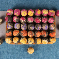 Yunnan Vente Chaude Boule Forme Pu Er Thé Fleur Thé Floraison Fleur Thé