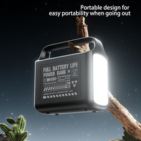 PX Powerbank 100000Mah 80000mah Kapasitas Besar Pasokan Daya Ponsel 22.5W 20W Pengisian Super Cepat Layar LED Portabel untuk Berkemah Luar Ruangan SOS