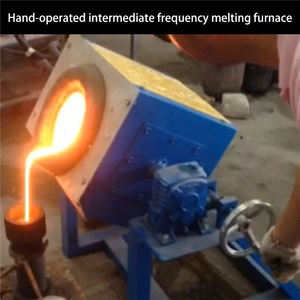 100kg Induction <strong>Casting</strong> Furnace - Iron &amp; <strong>Copper</strong> Metal Melting - Product Image 6