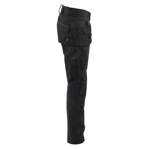 BLAKLADER - 175018329900D124 Pantalon Craftsman avec stretch Noir-PANTALON DE TRAVAIL EAN 7330509912591 PANTALON DE TRAVAIL EN DENIM - Product Image 4