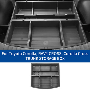 Organizador de Maletero para Toyota <span class=keywords><strong>Corolla</strong></span> Cross 2021-2025, Accesorio de Interior, Caja de Almacenamiento Trasera para Coche, Espacio Libre - Product Image 1