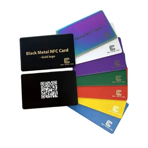 사용자 정의 144 바이트 금속 비즈니스 Nfc 카드 Rfid 금속 스마트 키 카드