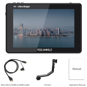 Moniteur de caméra FEELWORLD LUT7S avec écran tactile 3D LUT 2200nits moniteur de terrain DSLR <span class=keywords><strong>4K</strong></span> <span class=keywords><strong>HDMI</strong></span> 3G-SDI commande d'usine en gros - Product Image 6