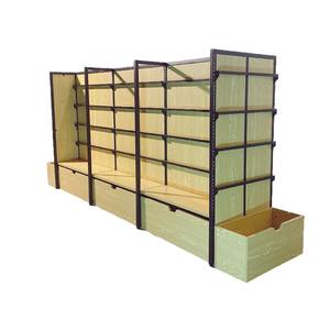 Tienda de tienda y supermercado, panel transparente, diseño miniso, estante de doble cara con gancho y estante - Product Image 1