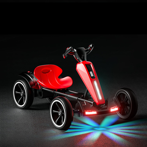 Trẻ em Kart Bốn bánh xe điện điều khiển từ xa Xe đồ chơi 2-14 tuổi Xe nhạc nhẹ - Product Image 3
