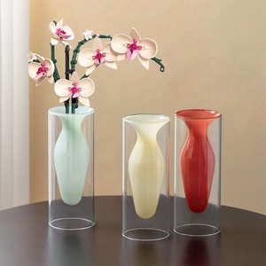 Macetero de Vidrio de Borosilicato de Doble Capa, Decorativo, para Plantas, Hidroponí<span class=keywords><strong>a</strong></span>, Decoración del Hogar, para <span class=keywords><strong>Mesa</strong></span> - Product Image 3