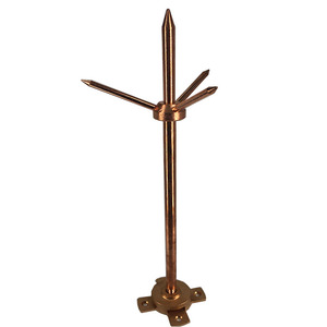 Tinh Chỉnh 20 Năm Nhà Máy Trực Tiếp Bán Sét <span class=keywords><strong>Rod</strong></span> Tùy Chỉnh Thiết Kế Sét Bảo Vệ Không Khí Thiết Bị Đầu Cuối Sấm Sét Arrester - Product Image 3