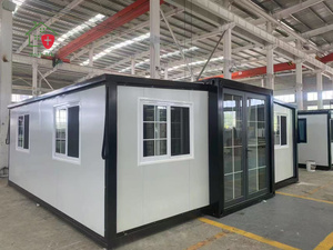 Galvanized Steel Sandwich Panel Folding Expandable Modular Movable 20/40 FT Prefabricated Container House for Villas - Product Image 4