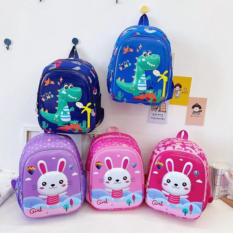Custom 1-5 Years Cute Style Kid Bag Cartoon Boy And Girl Baby Waterproof Breathable School Backpack Mochilas Escolar