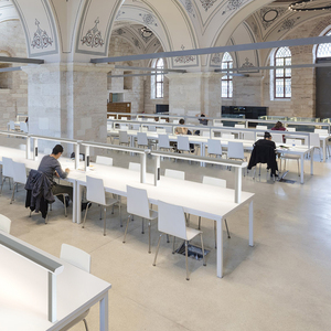 Lampe de bureau LED à intensité variable avec port USB, style minimaliste moderne, CRI élevé 90, protection des yeux, garantie de 3 ans, corps en aluminium pour bureau et bibliothèque - Product Image 3