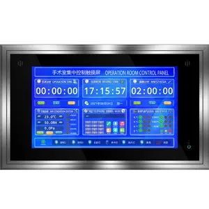 지니 메디컬 울트라 클린 운영 극장 모듈식 터치 스크린 LCD/LED OT 제어 패널 (AHU 시스템 포함)