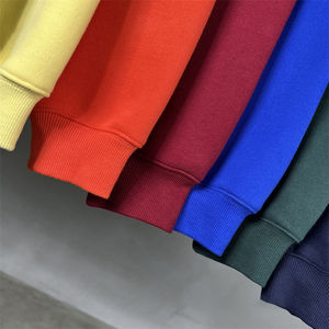 Premium 350GSM Heavyweight Winter Plain Dyed Hombres Algodón Poliéster Oversized Streetwear Pullover Hoodie - Product Image 4