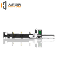 Mesin Pemotong Laser Serat Tabung dengan Kontrol Cypcut, Motor Yaskawa & Rel Pemandu HIWIN untuk Pipa Baja Logam (Mendukung AI/PLT)
