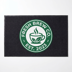 Tapis d'entrée haut de gamme <span class=keywords><strong>GHT</strong></span> pour café, logo personnalisé, réversible, lavable, rembourré, antidérapant, en nylon/PVC, pour la maison, le bureau, l'hôtel - Product Image 3