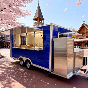 Remolque de Comida Móvil para la Calle, Barbacoa, Hot Dogs, Papas Fritas, Tacos, Hamburguesas, Camiones de Comida Usados al por Mayor en Venta - Product Image 2