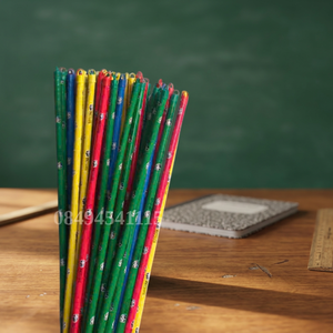 Palos de escoba de madera de eucalipto hechos en Vietnam, mango de madera, portátiles, impermeables, ligeros, recogedor con diseño de panda, ecológicos para el hogar - Product Image 6