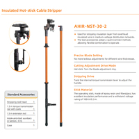 AHIR-NST-30-2 100kV/0.3m 50-300mm² Dénudeur isolant à réglage de coupe pour travaux sous tension sur câbles