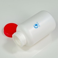 Flacon de 225 ml en plastique HDPE transparent personnalisé par les fabricants pour capsules et comprimés de compléments alimentaires, emballage anti-fuite, sécurité enfant, vitamines