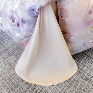 Juego de Ropa de Cama Floral de 4 Piezas, 100% Algodón, 300 Hilos, Duradero, Fácil de Cuidar, con Sábanas y Funda Nórdica para el Hogar - Product Image 2