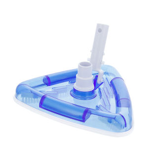 Accessoires de nettoyage de spa de piscine de luxe Brosse de tête d'<span class=keywords><strong>aspirateur</strong></span> <span class=keywords><strong>avec</strong></span> nettoyeur transparent <span class=keywords><strong>triangulaire</strong></span> pivotant - Product Image 2