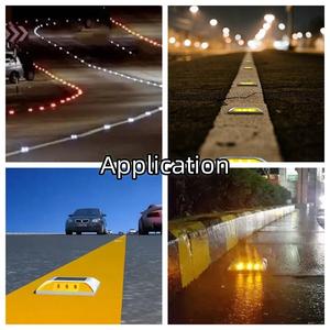 Солнечная энергия, высокая яркая дорожная Шпилька, водонепроницаемая дорожная шпилька кошачий глаз - Product Image 6