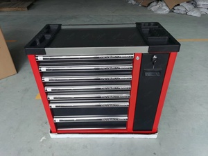 RTTOOL Hand Operated Iron Professional Tool <b>Trolley</b> with 266-Piece Assembly Cabinet and Seven <b>Drawers</b> OEM Customizable - Product Image 6