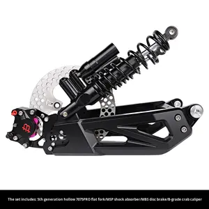 Op Maat Gemaakte Universele Platte Vork Cnc Michining Gemodificeerde Aluminium Legering Voor Motorfiets Body Systemen Met Oppervlaktebehandeling - Product Image 4