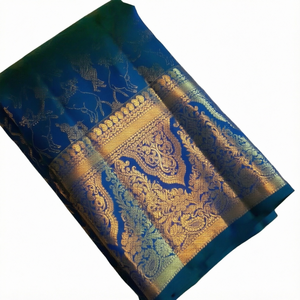 Blouse en Georgette Entièrement Brodée, Sarees Bollywood à Paillettes, Saree en Tulle Brodé Réversible Longueur Ras du Sol pour Mariage et Fêtes pour Femme - Product Image 2