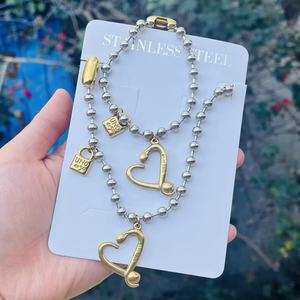 Demandez le catalogue UN <span class=keywords><strong>De</strong></span> <span class=keywords><strong>50</strong></span> Bijoux espagnols Bracelets Joncs Cœur d'amour Bijoux pour femmes Joyería Bijoux <span class=keywords><strong>de</strong></span> qualité supérieure 316L Verrouillage à clé - Product Image 6