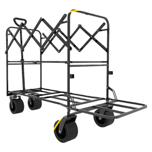 Складная легкая тележка для кемпинга — складная универсальная тележка повышенной прочности для активного отдыха, сада, покупок (грузоподъемность 250 кг) - Product Image 5