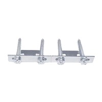 Accessoires de rideaux en gros en stock : Supports de tringle à rideau en fer galvanisé électrolytique, quincaillerie de suspension, supports pour tringle simple