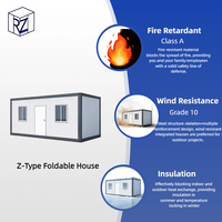 Maison Conteneur Pliable Ray-Zen de Type Z, Solution de Logement Préfabriqué Intelligent pour la Vie en Zone Éloignée