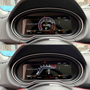 หน้าจอ LCD ขนาด 10.25 นิ้ว แสดงผลแบบ Virtual Cockpit ชุดหน้าปัดดิจิตอล สำหรับ Audi Q2 ปี 2016-2020 - Product Image 4