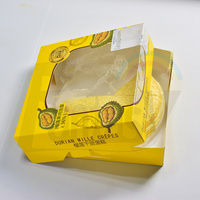Logo personnalisé en gros matériau de qualité alimentaire beignet gaufre pâtisserie biscuit dessert boulangerie gâteau boîte d'emballage en papier