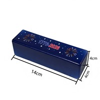 Lot de 12 bâtonnets de beurre anti-stress patriotiques USA, en gros, en boîte de présentation, prêts pour les magasins de détail et les distributeurs automatiques, en vrac
