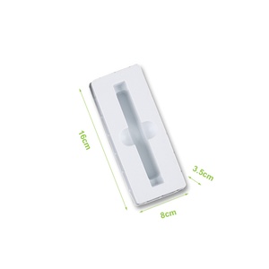 Plateau d'insertion thermoformé jetable en plastique blanc 16*8*3.5cm avec logo personnalisé pour cosmétiques – Fournisseur direct usine - Product Image 3