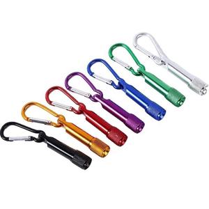 Hot Sale Colorful Super Customized logo Electronic <b>Flashlight</b> Climbing Buckle Small <b>Flashlight</b> - Product Image 3