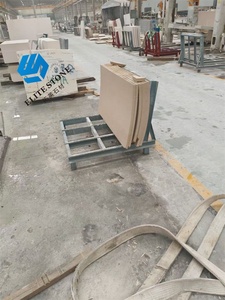 Piedra de ingeniería natural, baldosas de piedra caliza exterior blanca, pavimentación de <span class=keywords><strong>Portugal</strong></span>, Porto, revestimiento de pared de piedra caliza Beige - Product Image 6