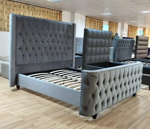 Latest Design Wholesale Factory Price Double Queen <strong>king</strong> <strong>Size</strong> <strong>Bed</strong> Frame Furniture Bedroom <strong>Bed</strong> - Product Image 4
