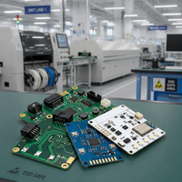 Fournisseur de cartes de circuits imprimés (PCB) et de cartes de circuits imprimés assemblés (PCBA) pour le contrôle industriel, cartes de contrôle de pilote PCBA personnalisées, modèles de cartes PCBA