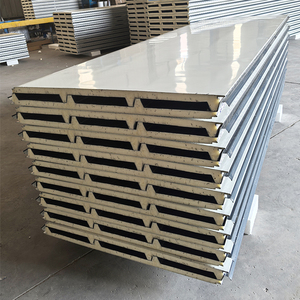 Panneaux sandwich en aluminium <span class=keywords><strong>de</strong></span> couleur Protection contre la corrosion PIR <span class=keywords><strong>Panneau</strong></span> sandwich en <span class=keywords><strong>laine</strong></span> <span class=keywords><strong>de</strong></span> <span class=keywords><strong>roche</strong></span> PU - Product Image 2