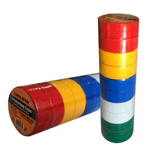 Ruban isolant électrique coloré, lot de 10, 0,15 x 18 mm, 4,5 m - Product Image 1