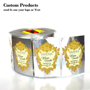 Plaques autocollantes logo personnalisé lettre emblème logo métal étiquette volante étiquettes métalliques étiquette personnalisée bouteille de parfum autocollant - Product Image 1