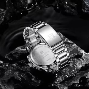 9237 Nf9237 Thương Hiệu Thời Trang Người Đàn Ông Giản Dị Của Đồng Hồ Kỹ Thuật Số Không Thấm Nước Hiển Thị Kép Đa Chức Năng Thạch Anh Đồng Hồ Cho Nam Giới - Product Image 6