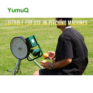 YumuQ 9 Zoll 5 Unzen 12 Stück Packung Anpassbare Farbe Genoppter Pitching-Maschinen PU-Schaum Softball & Baseball Trainingsübungsball - Product Image 3