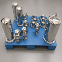 Boîtier de filtre industriel en acier inoxydable, filtre à liquide, réservoir sous pression, composants essentiels, garantie 1 an, productivité 1000 L/heure