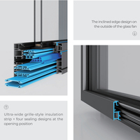 Ventana Eléctrica Abatible que Ahorra Espacio con Diseño de Ventilación Vertical para Proyectos Comerciales de Reequipamiento